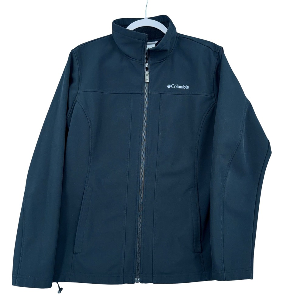 Columbia Softshell Jacket Womens L Polyester Elastane Black